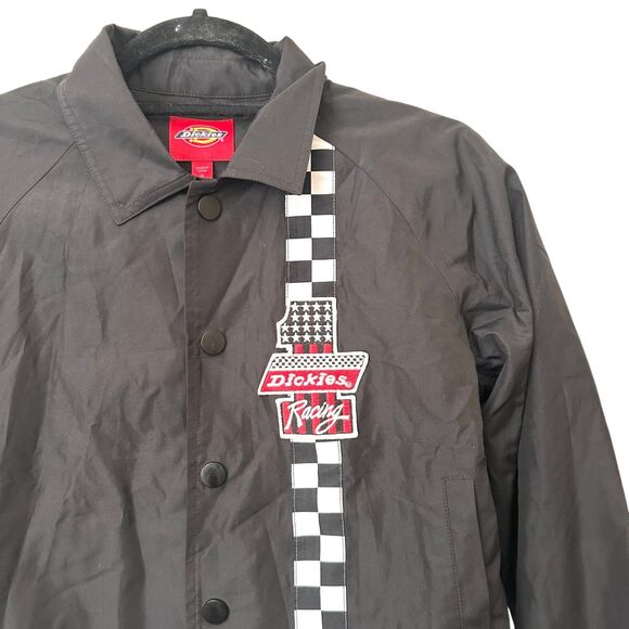 DICKIES 500 Speedway Racing Jacket Cropped Black Small - Picture 5 of 6